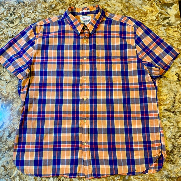 Lucky Brand Men’s Short Sleeve Button Down Shirt - Picture 1 of 4